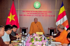 Thường trực Ban Thông tin Truyền thông TƯ họp chuẩn bị cho các Phật sự quan trọng năm 2024